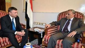 صنعاء : مدير مكتب رئاسة الجمهورية يلتقي القائم باعمال السفارة الروسية