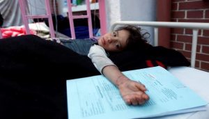 اليونسيف والصحة العالمية تعبران عن قلقهما من الانتشار المتزايد لوباء الكوليرا باليمن