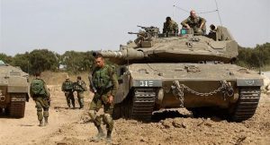 Israeli tanks open fire on besieged Gaza Strip following a bomb explosion