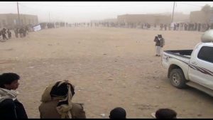 The Condemnation of the Saudi Crimes in a Tribal Meeting, Al-Jawf Province