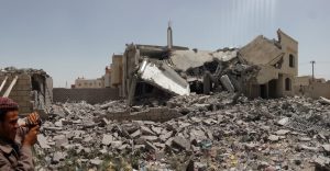 Air strike kills 6 family members in the capital Sana’a