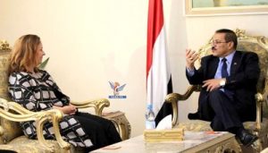وزير الخارجية “هشام شرف” يلتقي مديرة مكتب المبعوث الأممي إلى #اليمن