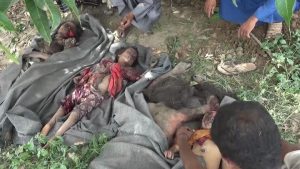 Coalition Warplanes Target Two Residential Houses, Killing 5 Yemenis (photos)