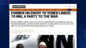 المبعوث الأممي السابق إلى اليمن “مارتن غريفيث” يعمل لصالح جهاز الإستخبارات البريطاني.. تقرير دولي يكشف التفاصيل