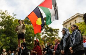 مسيرة في مدينة ملبورن الأسترالية إحتجاجاً على جرائم العدو الصهيوني
