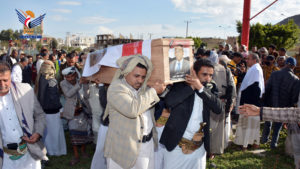 تشييع رسمي وشعبي لجثمان فقيد الوطن وزير الدولة أحمد القنع في العاصمة صنعاء