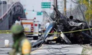 مصرع 3 أشخاص في حادث تحطم مروحية في المكسيك